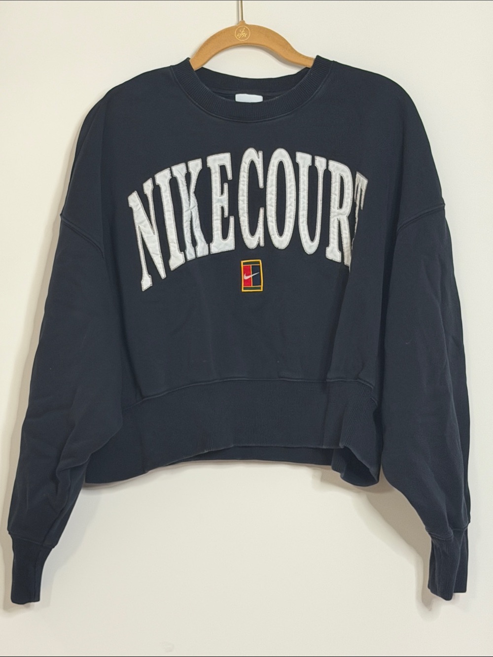 Nike Court Phoenix Fleece Over Oversized Heritage Sweatshirt - Picture 6 of 11